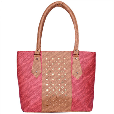 

DIGITRENDZZ Hand-held Bag(Brown, Pink)