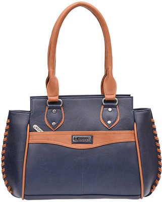 

Hester Hand-held Bag(Blue, Tan)