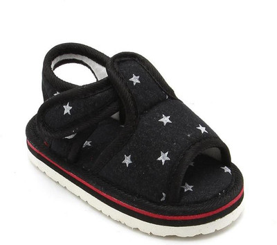 

CHiU Boys & Girls Velcro Flats(Black