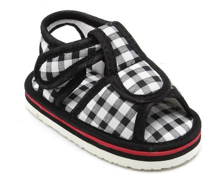 

CHiU Boys & Girls Velcro Flats(White, White & black