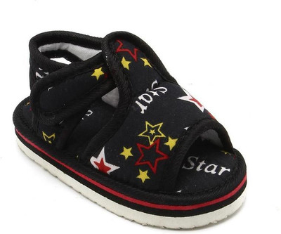 

CHiU Boys & Girls Velcro Flats(Black