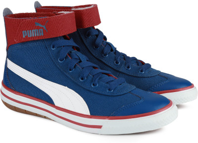 

Puma Boys & Girls Lace Sneakers(Blue, True blue-puma white-barbados cherry