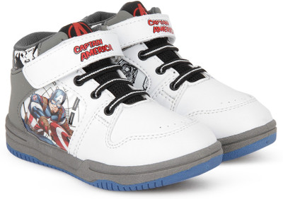 

Avengers Boys Velcro Casual Boots(White