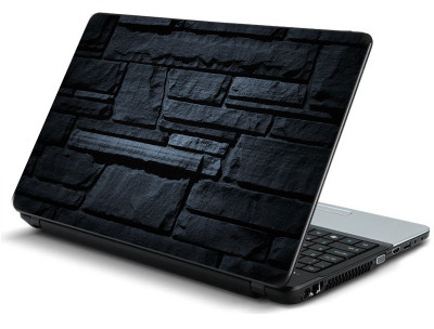 

threepointzero Black texture laptop skin vinyl Laptop Decal 15