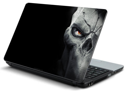 

threepointzero Gaming skull laptop skin vinyl Laptop Decal 15