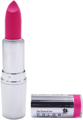 

One Personal Care Pro Color | Matte Me Lipstick 125(Bright Pink, 3.8 g)