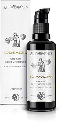 

Alteya Organics AwardWinning Certified Organic Biodamascena Night Face Moisturizer(50 ml)