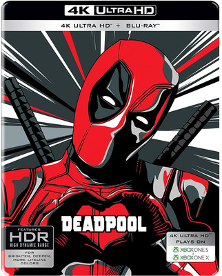

Deadpool (Steelbook) (4K UHD & Blu-ray) (2-Disc Set)(4K(UHD) Blu-ray English)