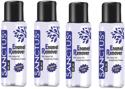 

SANCTUS Enamel Remover (Acetone Free) (Blue) - 30 ml (Pack of 4)(30 ml)