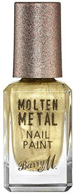 

Barry M Cosmetics Molten Metal Nail Paint Gold Digger Gold