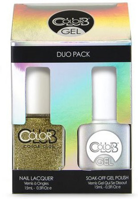 

Color Club Duo Gel Polish Number 780 Gold Glitter Multicolor(Pack of 2)