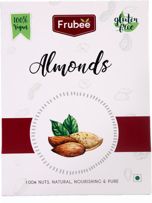 

Frubee 0.5 Kg California Almonds Extra Premium Perfect Size (250 G x 2 Packs) Almonds Almonds(500 g, Vacuum Pack)