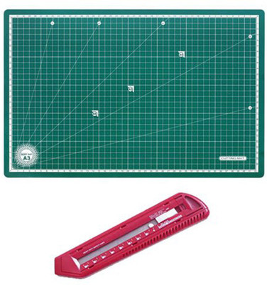 

Isomars Jumbo Cutter & Cutting Mat - A3 Size Paper Crafting Tool