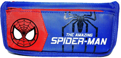 

MINE SA SPIDERMAN Art Canvas Pencil Box(Set of 1, Dark Blue)