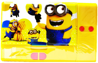 

MINE SAPARA MINIONS Art Polyester Pencil Box(Set of 1, Yellow)