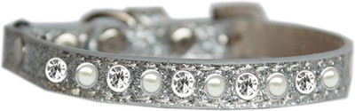 Mirage Pet Products Dog & Cat Everyday Collar(, Silver