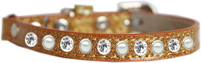 

Mirage Pet Products Dog & Cat Everyday Collar(, Gold