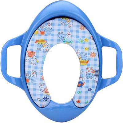 

Babique Soft Cushioned with Support Handles Potty Seat(Blue)