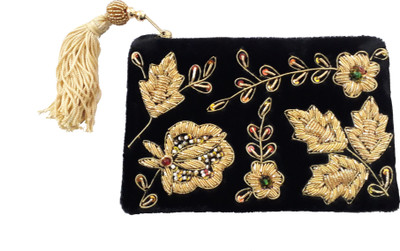 

HimalayaHandicraft Student Pen Pencil Case Coin Purse Utility Pouch Cosmetic Makeup Bag Coin Purse(Black)