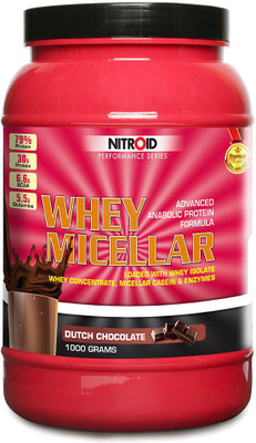 

Nitroid Whey Micellar Whey Protein(1000 g, Dutch Choclate)