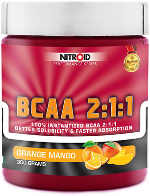

Nitroid BCAA 2:1:1 BCAA(300 g, Orange Mango)