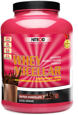 

Nitroid Whey Micellar Whey Protein(2000 g, Dutch Chocolate)