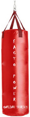 

Facto Power ONLINE SERIES 2.0 FEET LONG, SRF MATERIAL, RED COLOR, UNFILLD HANGING STRAPS Hanging Bag(2.0, 24 kg)