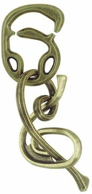 

University Games Hanayama Cast Metal Brainteaser Puzzles - Hanayama Enigma Puzzle(1 Pieces)