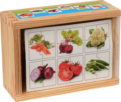 

RK Cart 4 piece puzzle - Vegetables(24 Pieces)
