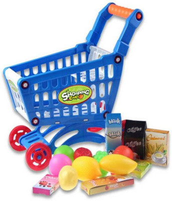 

VS Toy Girls Shopping cart toy with fruits and vegetables for Kids