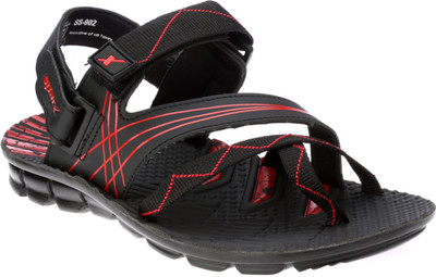 

Sparx Men BLACK/RED Sports Sandals