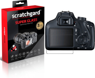 Scratchgard Screen Guard for Canon EOS 3000D, Unbreakable Hybrid Nano Glass Flim