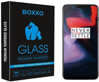 Boxxo Tempered Glass Guard for OnePlus 6(Pack of 1)