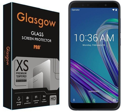 Glasgow Tempered Glass Guard for Asus Zenfone Max Pro M1(Pack of 1)