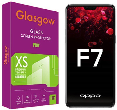 Glasgow Tempered Glass Guard for OPPO F7(Pack of 1)