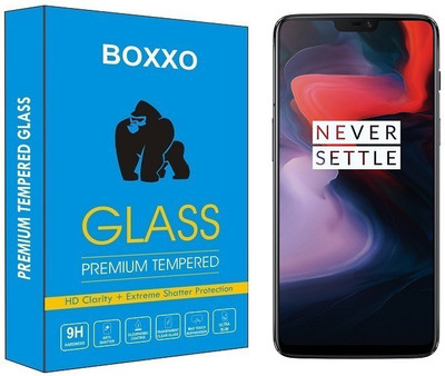 Boxxo Tempered Glass Guard for OnePlus 6(Pack of 1)