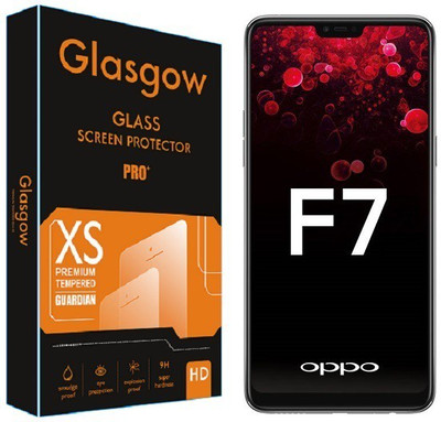 Glasgow Tempered Glass Guard for OPPO F7(Pack of 1)