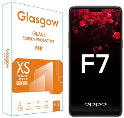 Glasgow Tempered Glass Guard for OPPO F7(Pack of 1)