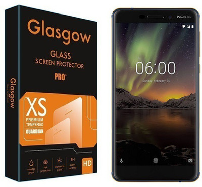 Glasgow Tempered Glass Guard for New Nokia 6 2018(Pack of 1)