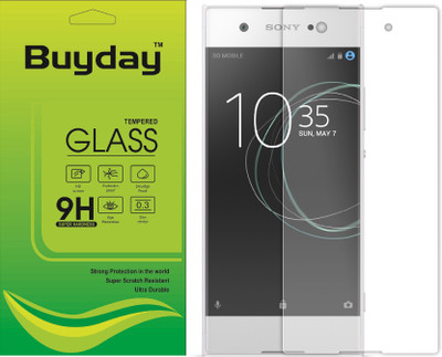 

Buyday Tempered Glass Guard for Sony Xperia XA1, Transparent