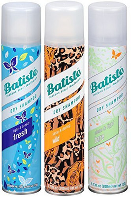 

Batiste Dry Shampoo Fresh Wild & Bare Variety(118 ml)