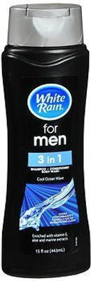 

White Rain For Men In ShampooConditionerBody Wash Cool Ocean Wave(443.61 ml)
