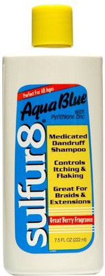 

Sulfur Aqua Blue Medicated Dandruff Shampoo(222 ml)
