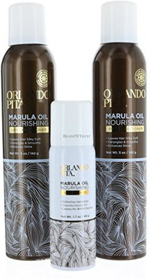 

Orlando Pita Pack Marula Oil Dry Conditioner G Each With Bonus Travel Size Dry Shampoo(50.28 ml)