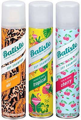 

Batiste Dry Shampoo Wild Tropical Cherry Variety(118 ml)