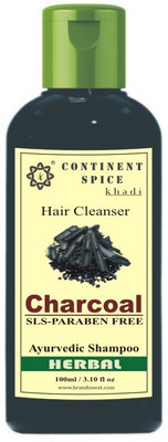 

Continent Spice Khadi Charcoal Shampoo/Cleanser (SLS & Paraben Free) - CS682005(100 ml)