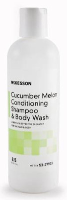 

McKesson Conditioning Shampoo HairBody Cucumber Melon EaCs(251.38 ml)