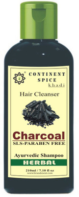 

Continent Spice Khadi Charcoal Shampoo/Cleanser (SLS & Paraben Free) - CS682005(210)