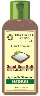

Continent Spice Khadi Dead Sea Salt Shampoo/Cleanser (SLS & Paraben Free) - CS682005(210)