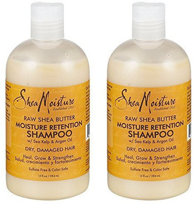 

Shea Moisture Raw Shea Butter Moisture Retention Shampoo With Certified Organic Shea Butter Aloe Vera Juice Essential Oil Blend And Honeysuckle ower SulfateFree(384.46 ml)